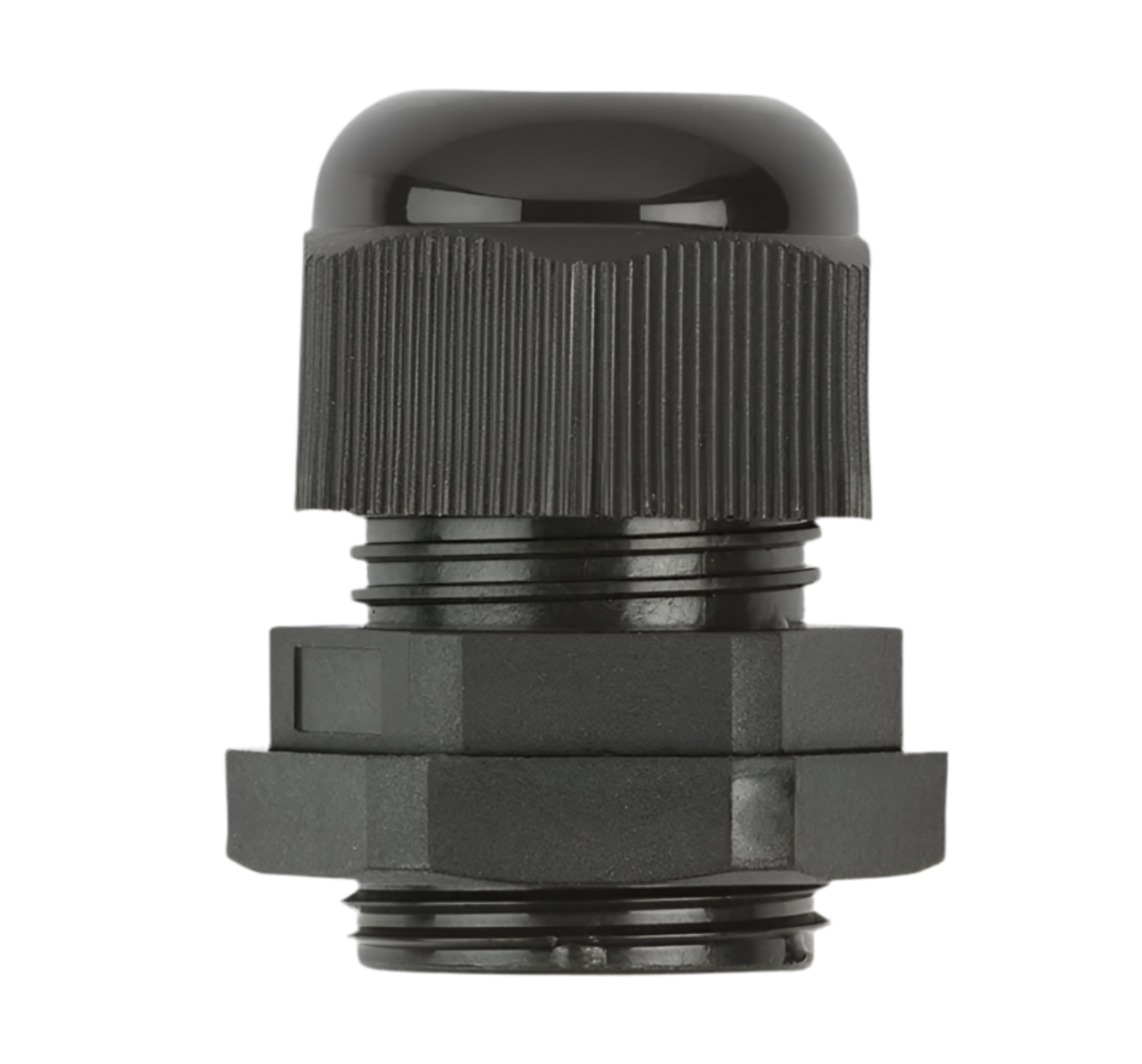 1) 5x 32mm Black Stuffing Gland & Lock ring