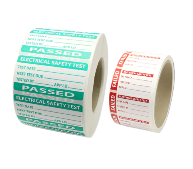 03) STICKERS- PAT TESTING STICKERS (x1000) x2