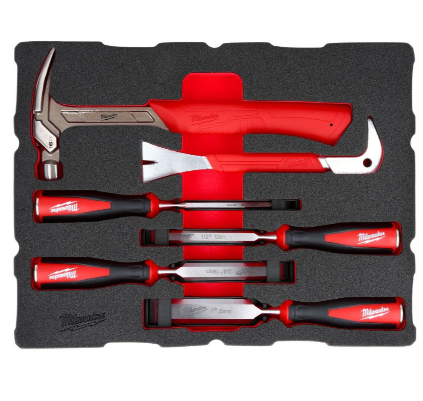 Milwaukee Packout 6 Piece Drawer Woodworking Foam Insert Set