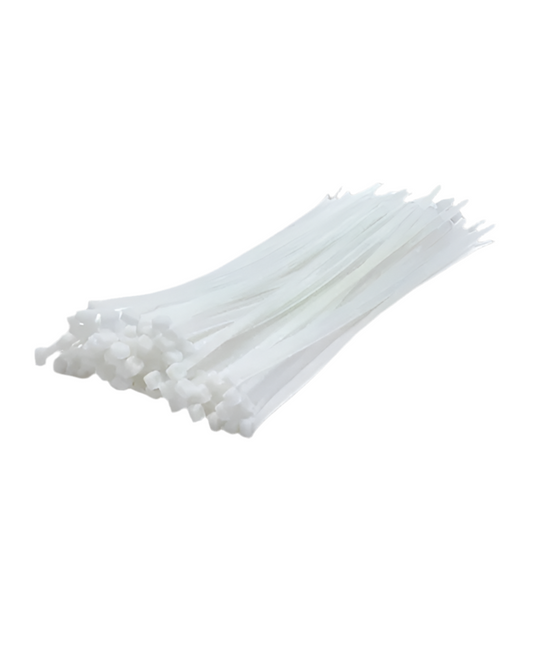 004) Clear Cable Ties 200mm x100