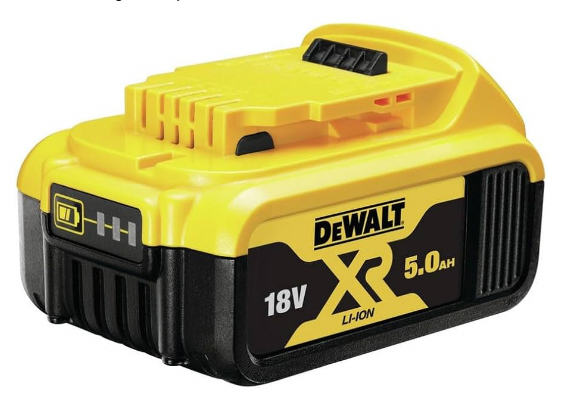 Dewalt DCB184-XJ XR Lithium-Ion Battery, 5Ah, 18V