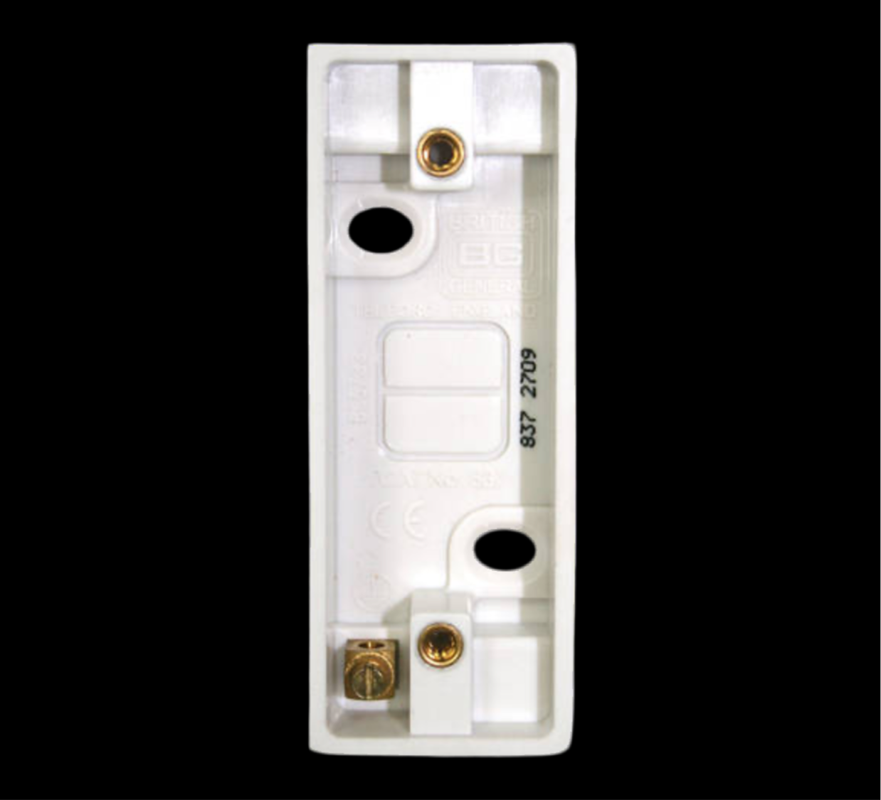 7) ARCHITRAVE SURFACE BACK BOX WHITE