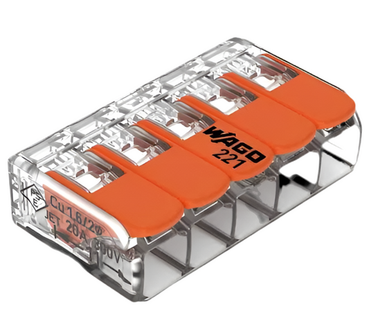 005) WAGO 5-POLE x12 (Takes up to 4mm)
