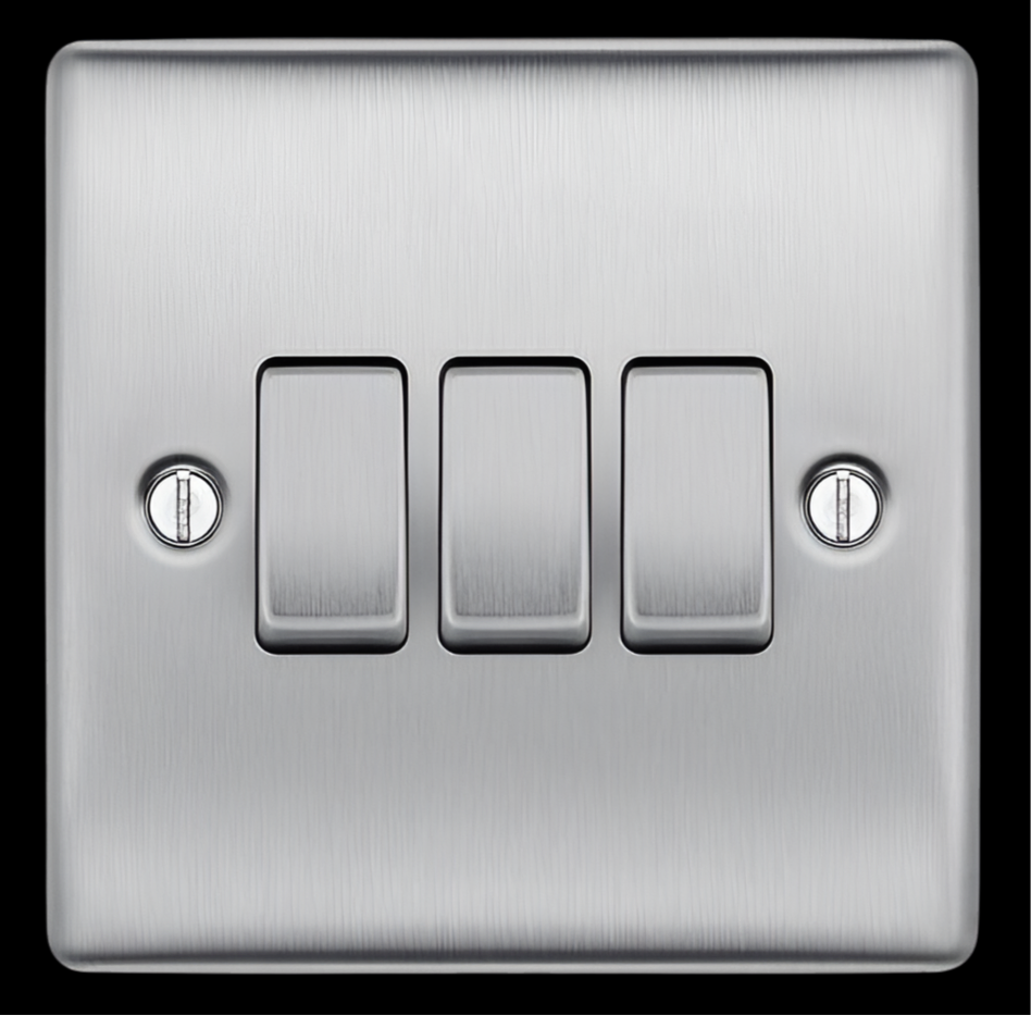 1) BG NEXUS 3G Switch (Brushed Chrome)