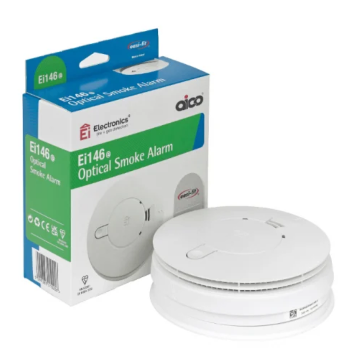 0) (Best Seller this month) AICO Ei146e (Smoke alarm) - Mains and Battery backup