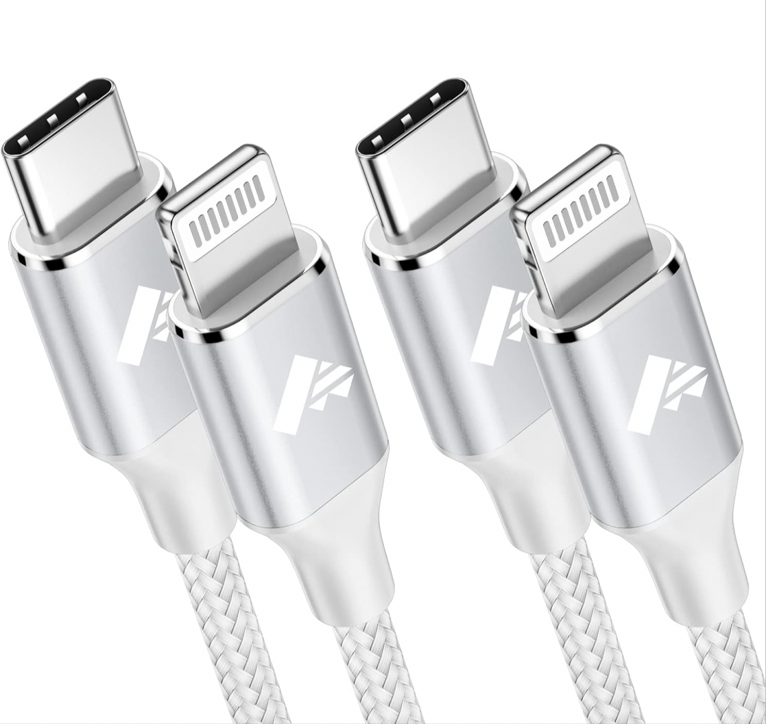 1) 2Pack - USB C to Lightning Cable 1M 2M - USB C iPhone Charger Cable Fast Lightning to Type C Charging Cable Compatible with iPhone 14 13 12 11 Pro Max 12 Mini XR XS 8,iPad