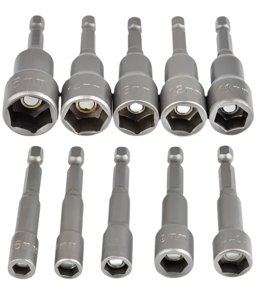 02) DEAL OF THE WEEK - 8PCS MAGNETIC IMPACT NUT DRIVER (6-7-8-9-10-11-12-13mm)
