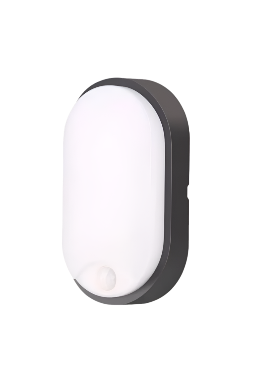 92) 10w IP65 IP65 PIR MOTION SENSOR WALL LIGHT Black - PIR SENSOR
