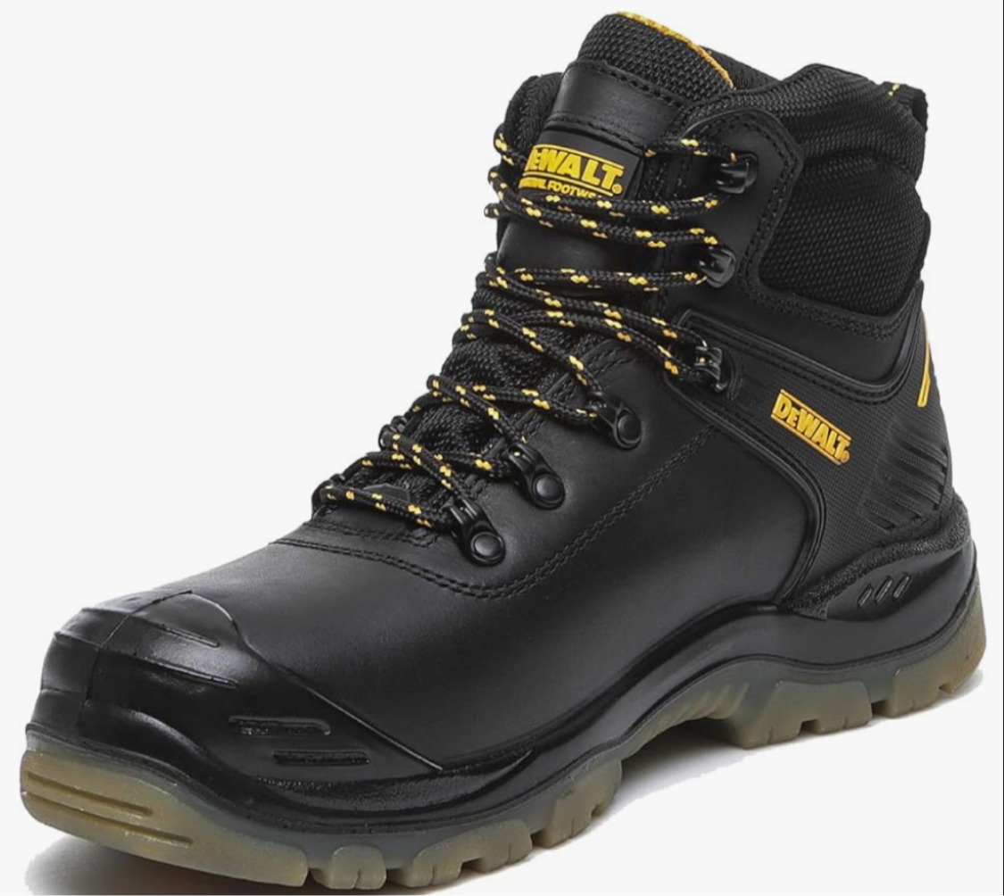 DEWALT Newark Waterproof Safety Steel Toe Boot - Black