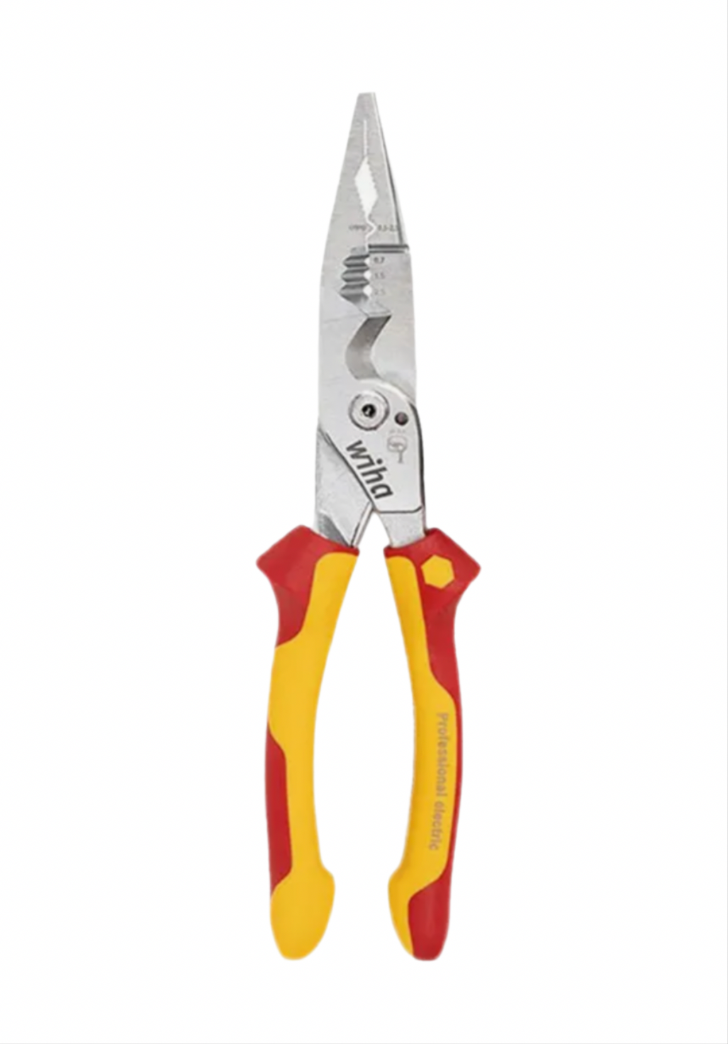 1) Wiha Electrician Plier 8-in-1 Multifunctional Insulated Wire Stripping & Pliers