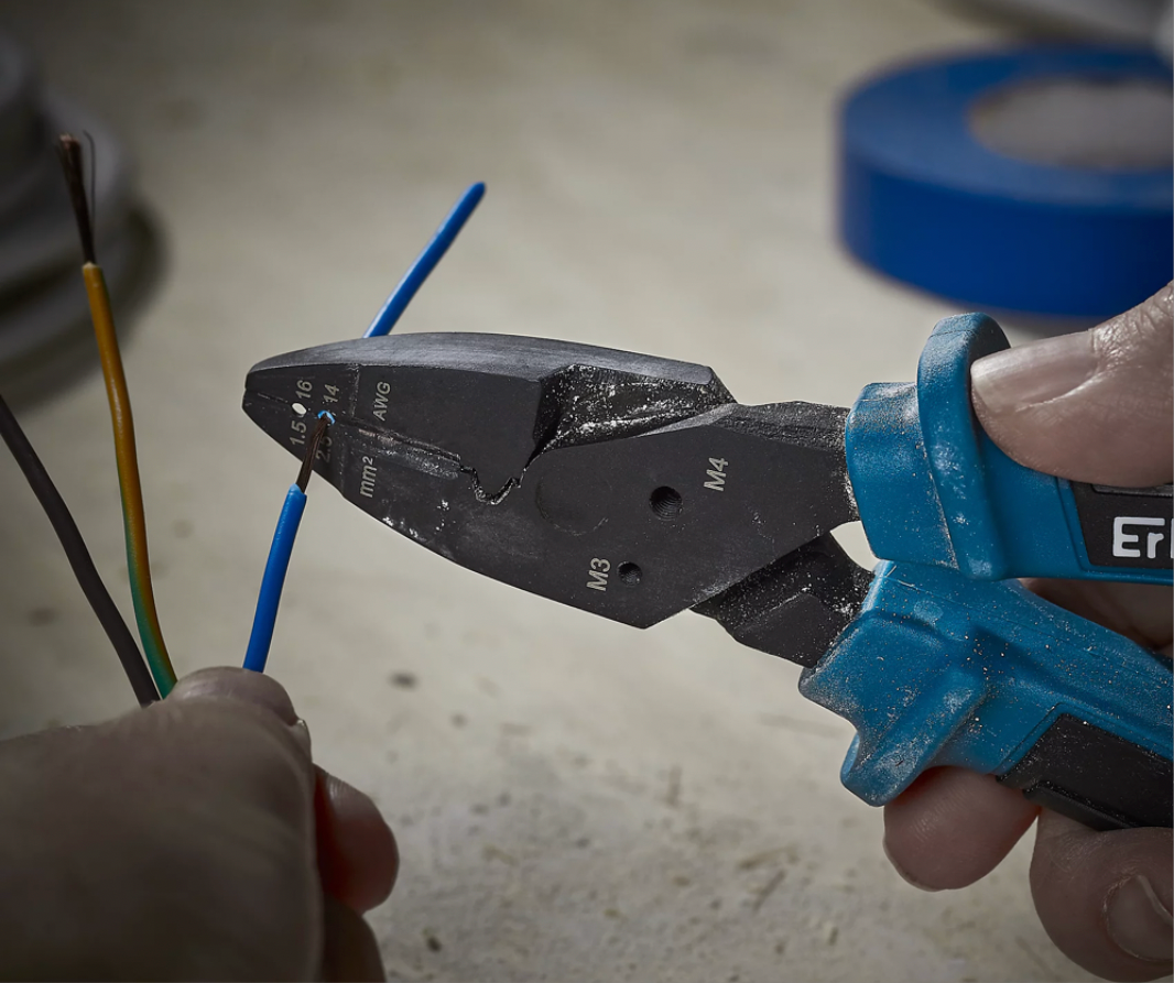 Erbauer 190mm Blue Diagonal - side cutter
