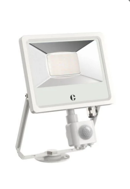 2) 20w Collingwood Led Floodlight with PIR (Tri Colour)