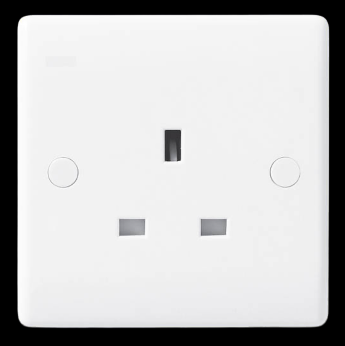 007) BG NEXUS UNSWITCHED 1G SOCKET WHITE (BG 823)