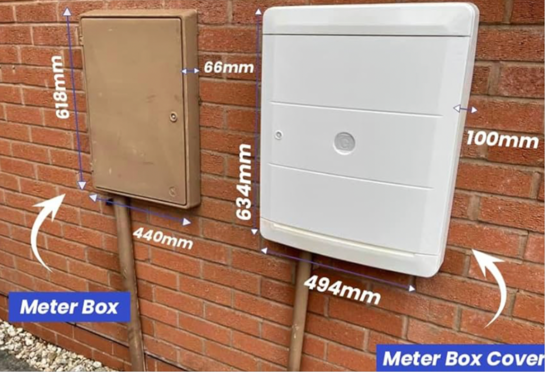 00) Meter Box Cover & Over Box - Covers Damaged Meter Boxes