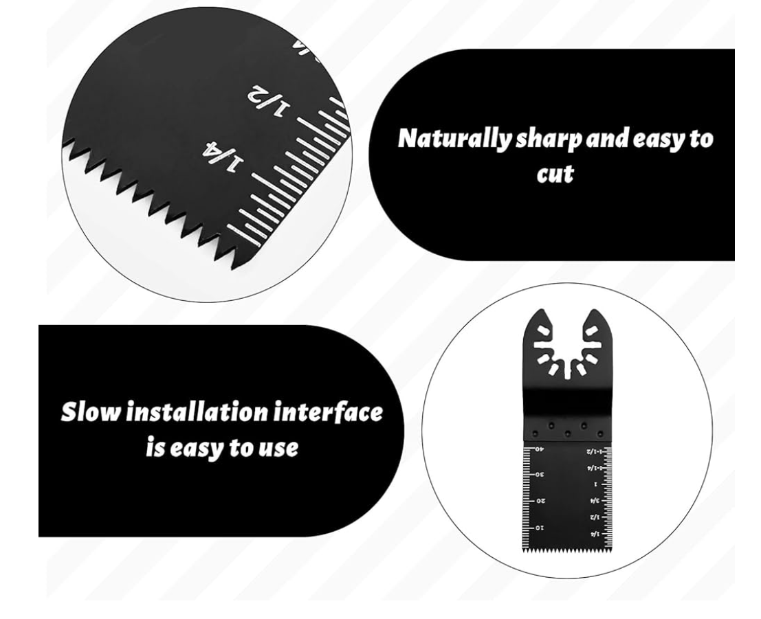 00) (Best Seller) - 5x Universal Multi Tool Blades (Metal & Wood)