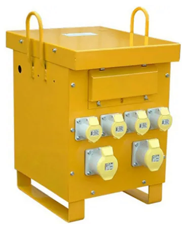 999) 10kva SITE TRANSFORMER 4 x 16a & 2 x 32a c/w MCB