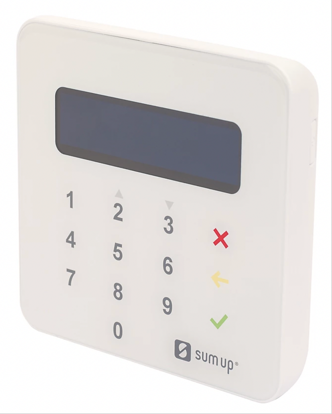 2) SUM UP AIR CONTACTLESS CARD READER