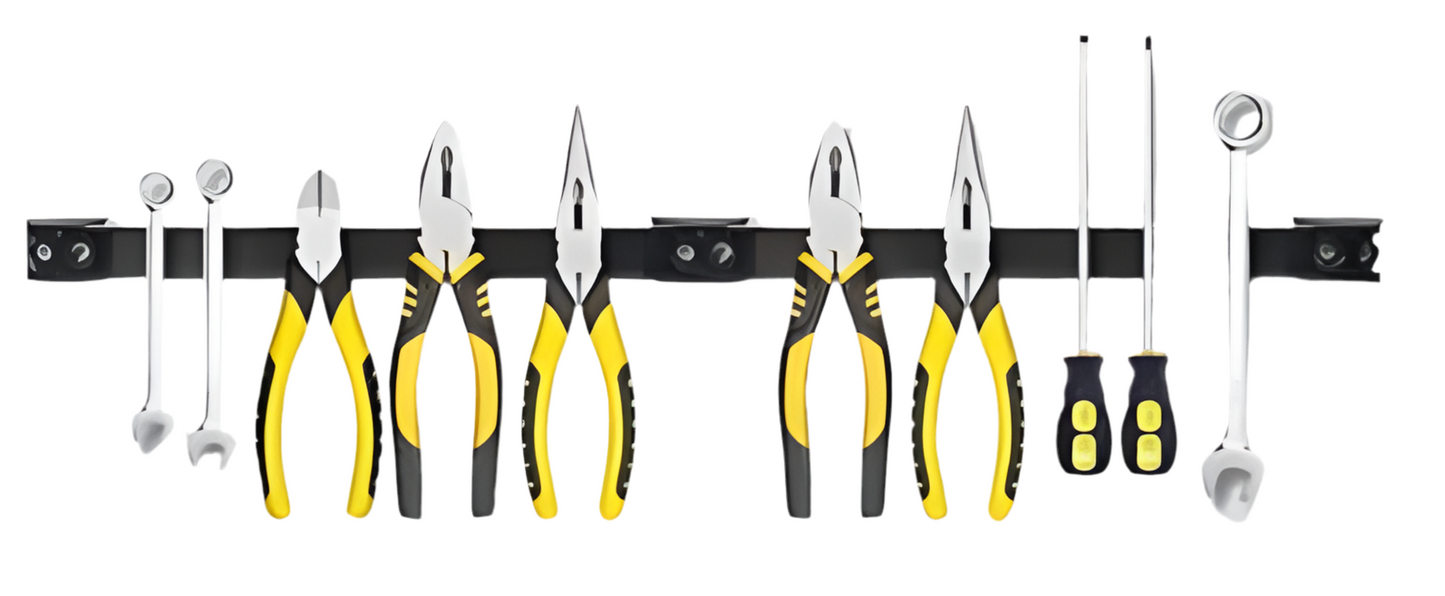 Magnetic Tool Holder Racks 40cm Heavy Duty Magnetic Wall Holder Strips for Garage Workshop, Van Tool Storage x1