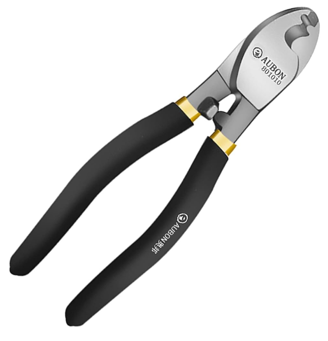 AUBUN Cable Cutter 6inch Hand Carbon Steel Wire Cutter. (Copper & Aluminium)