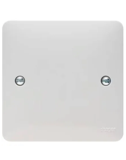 HAGER 1G Blank Plate