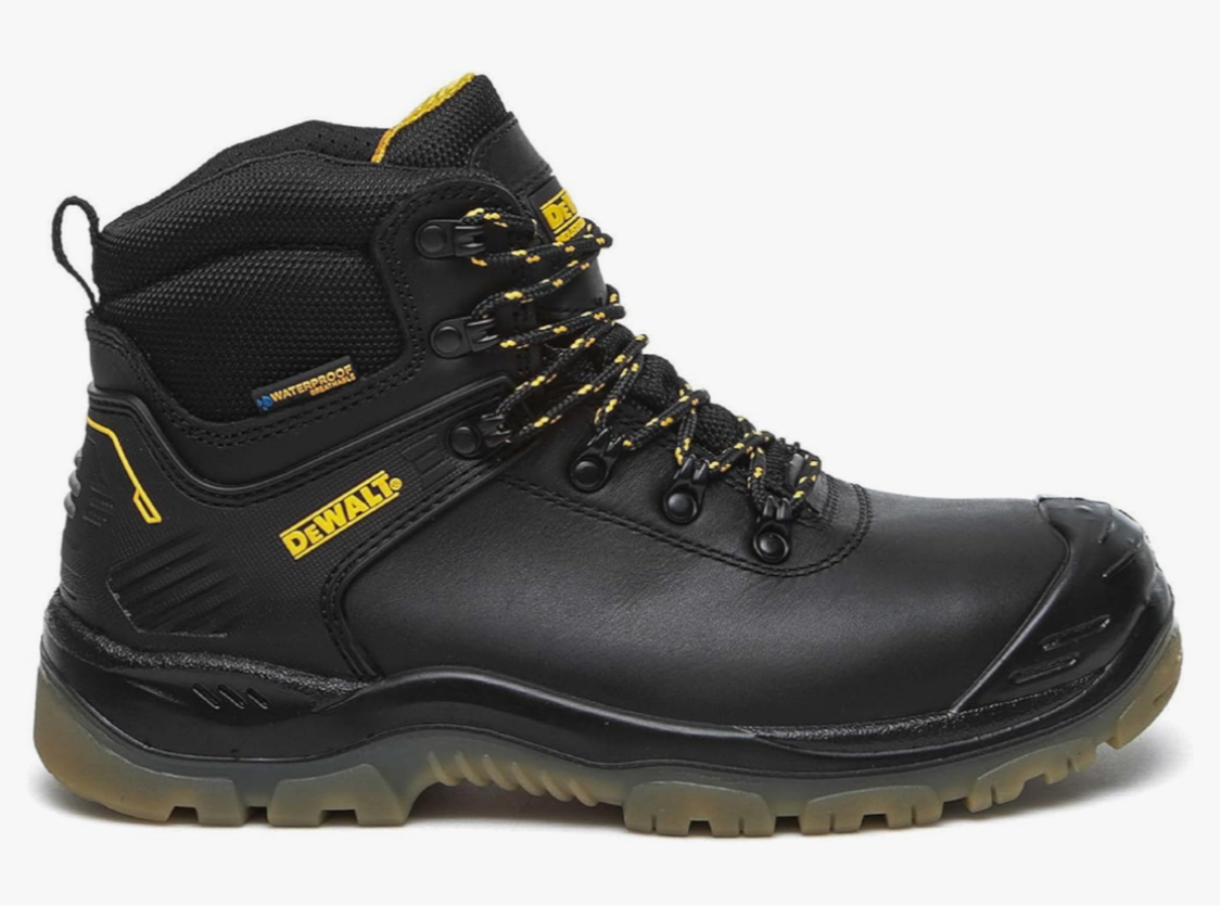 DEWALT Newark Waterproof Safety Steel Toe Boot - Black