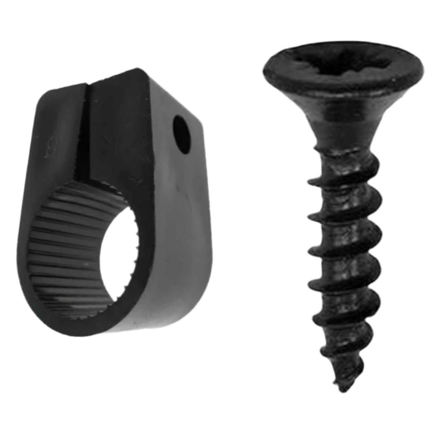 4) 25mm Meter Tail CLEATS X10 & 10x 25mm screws