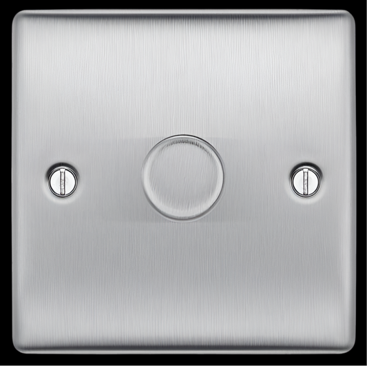 0) (Best Seller this month) BG NEXUS LED Dimmer Switch (Brushed Chrome) 1G