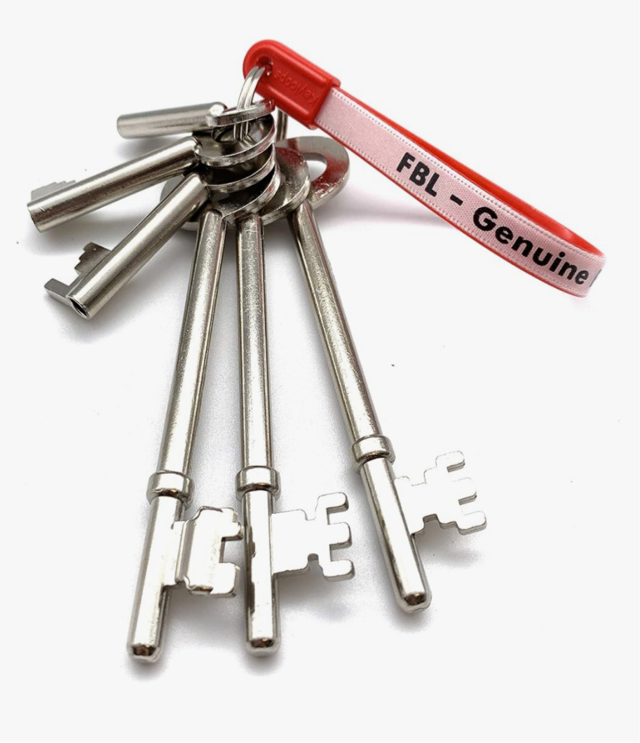 004) FIRE BRIGADE - Master Key Set - FB1/2/4/fb/fb11/fb14 x6 keys