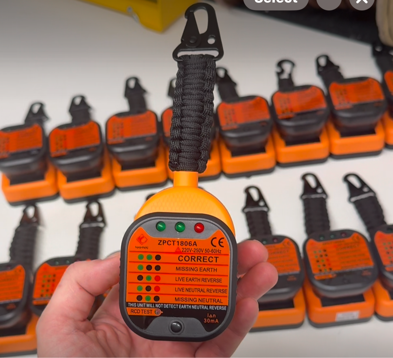 01) DEAL OF THE WEEK👌🏻Socket Tester with RCD Trip button, Socket Holder and Metal Cable Tie