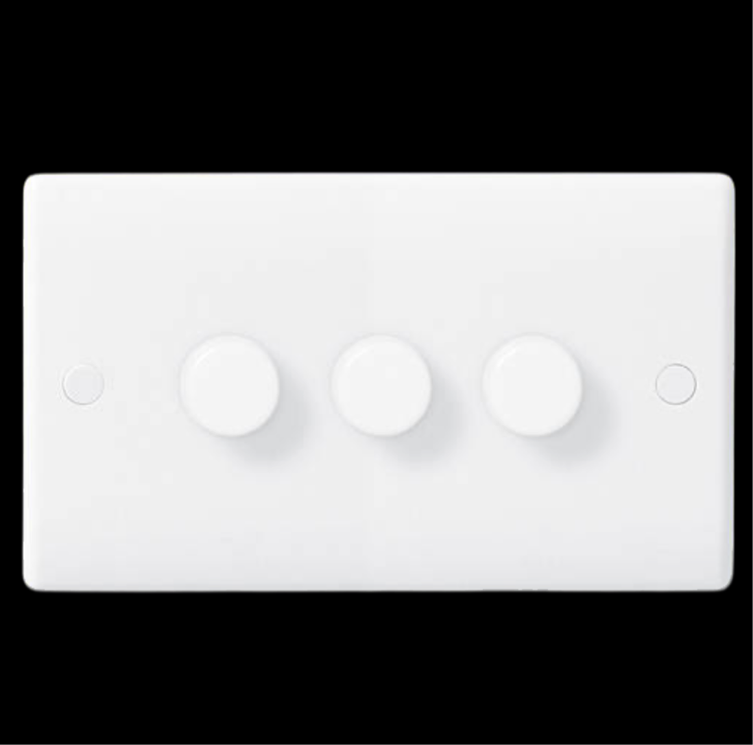 007) BG NEXUS LED DIMMER 2G WHITE (BG883)