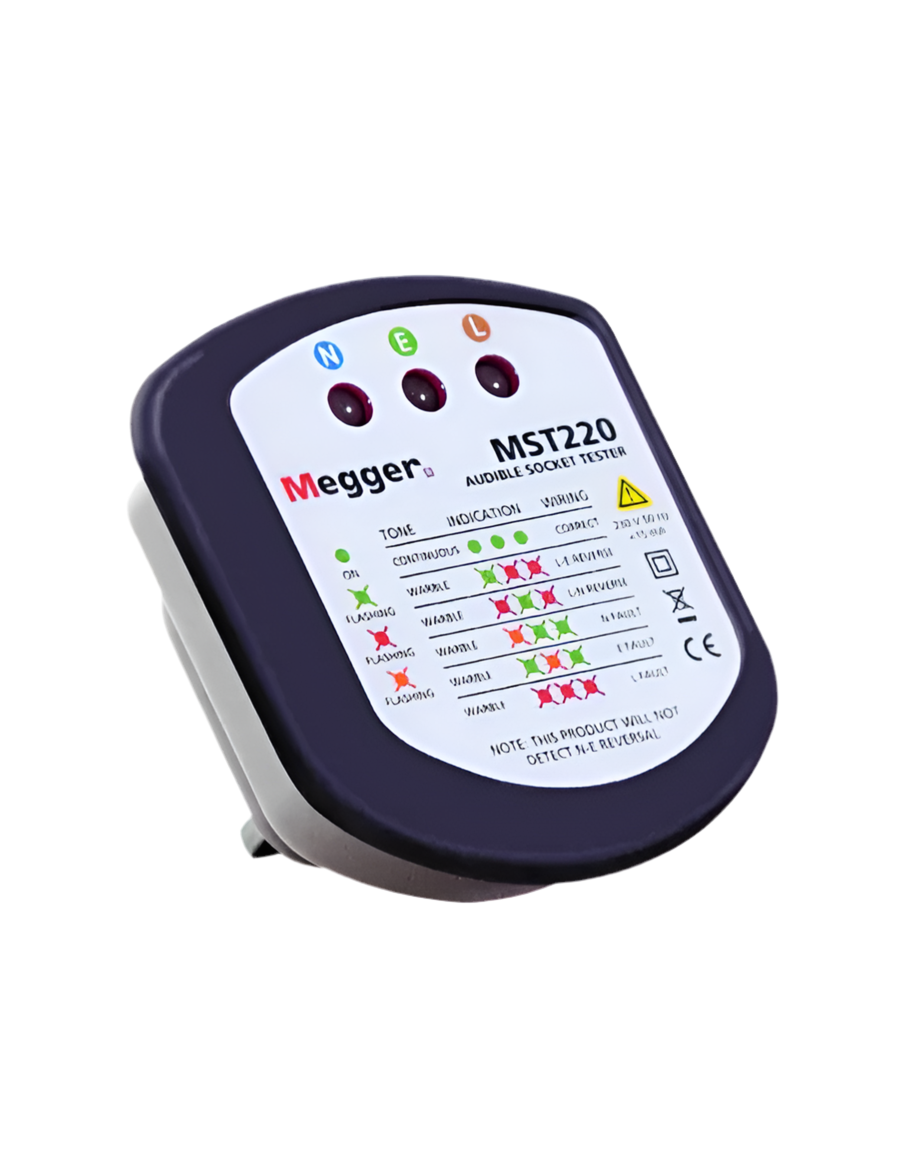 2) Megger MST220 Audible Socket Tester