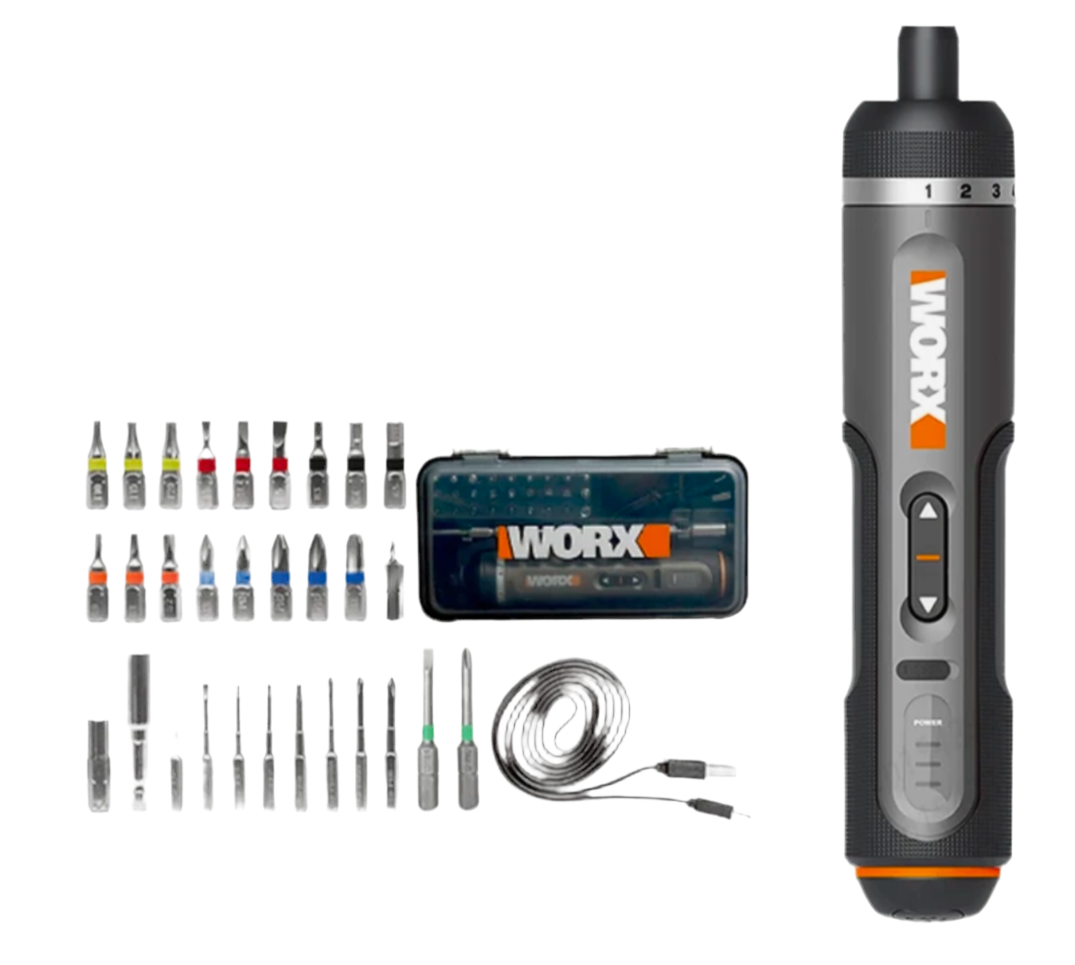 WORX WX242 4V Electrical Screwdriver Set Smart Cordless Electric Screwdriver