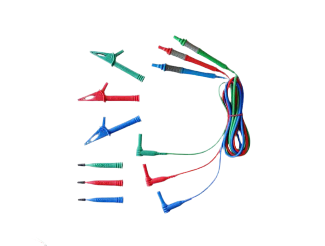 1) Megger 1008-008 3 Lead Set Unfused