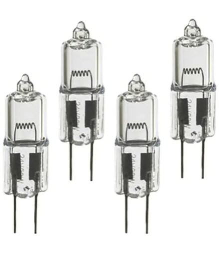99) 12v 20w Halogen G4 Capsule Bulb (2700K- Warm White & dimmable) (pack of 4)