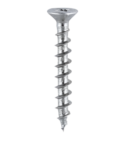 1) 75mm (3inch) Twin thread Screw (size 10) x100