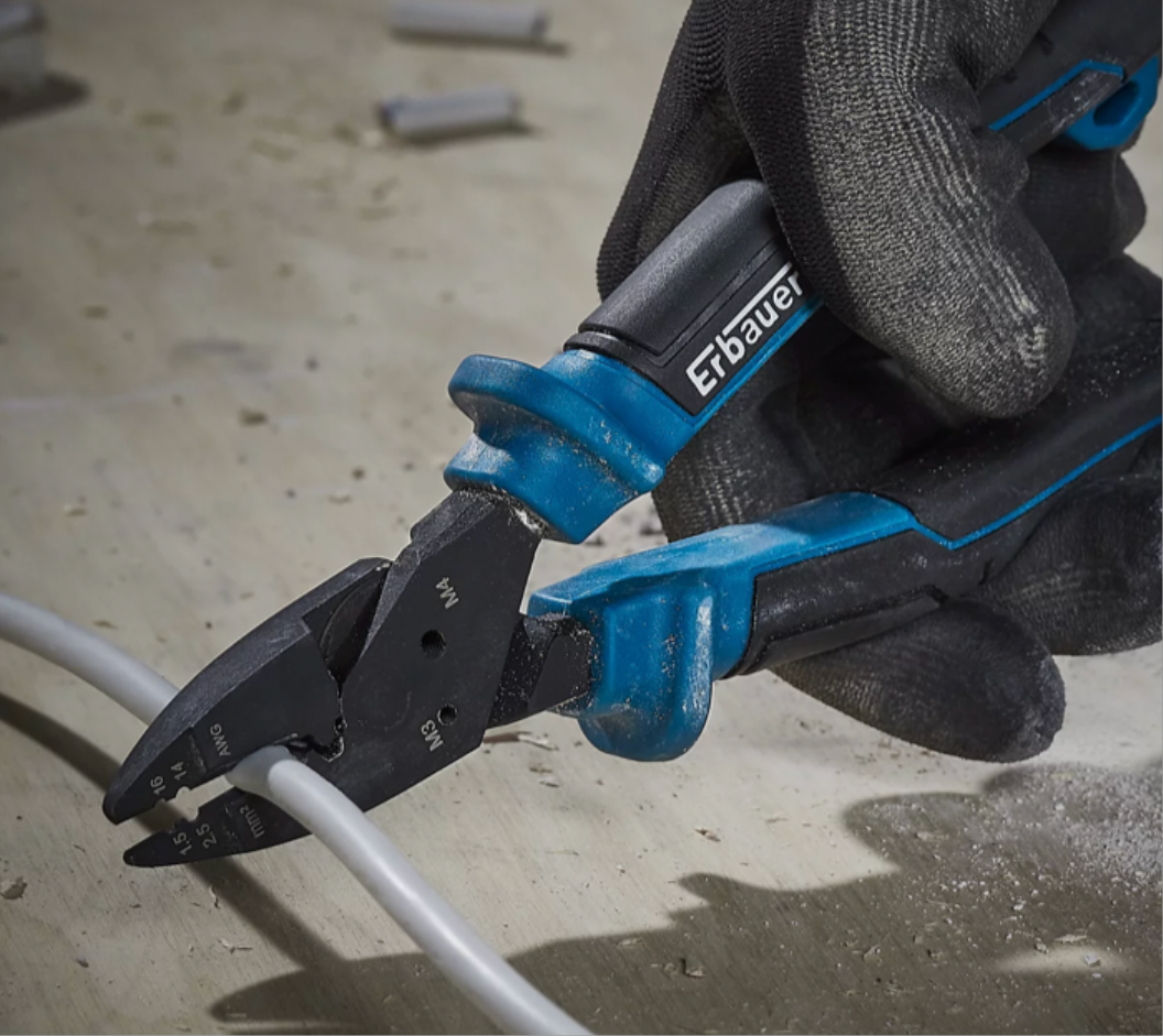 Erbauer 190mm Blue Diagonal - side cutter