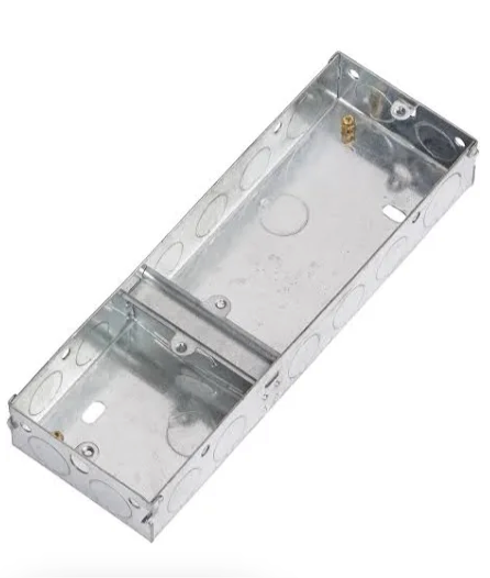 0) Best Seller - 25mm Metal Back box (1Gang & 2Gang)