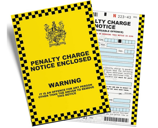 1) 5 PACK -  Realistic Looking Novelty Prank Parking Ticket