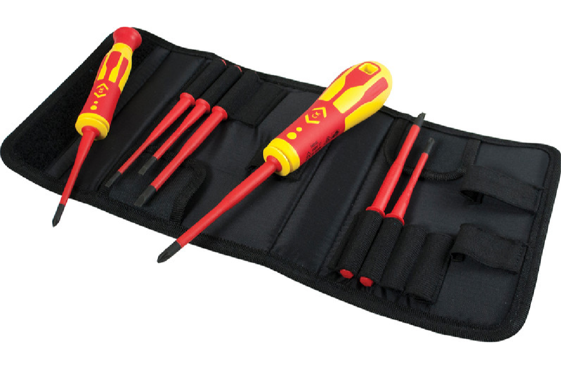 CK Interchangeable Slim Blade Insulated screwdriver set 1000v
