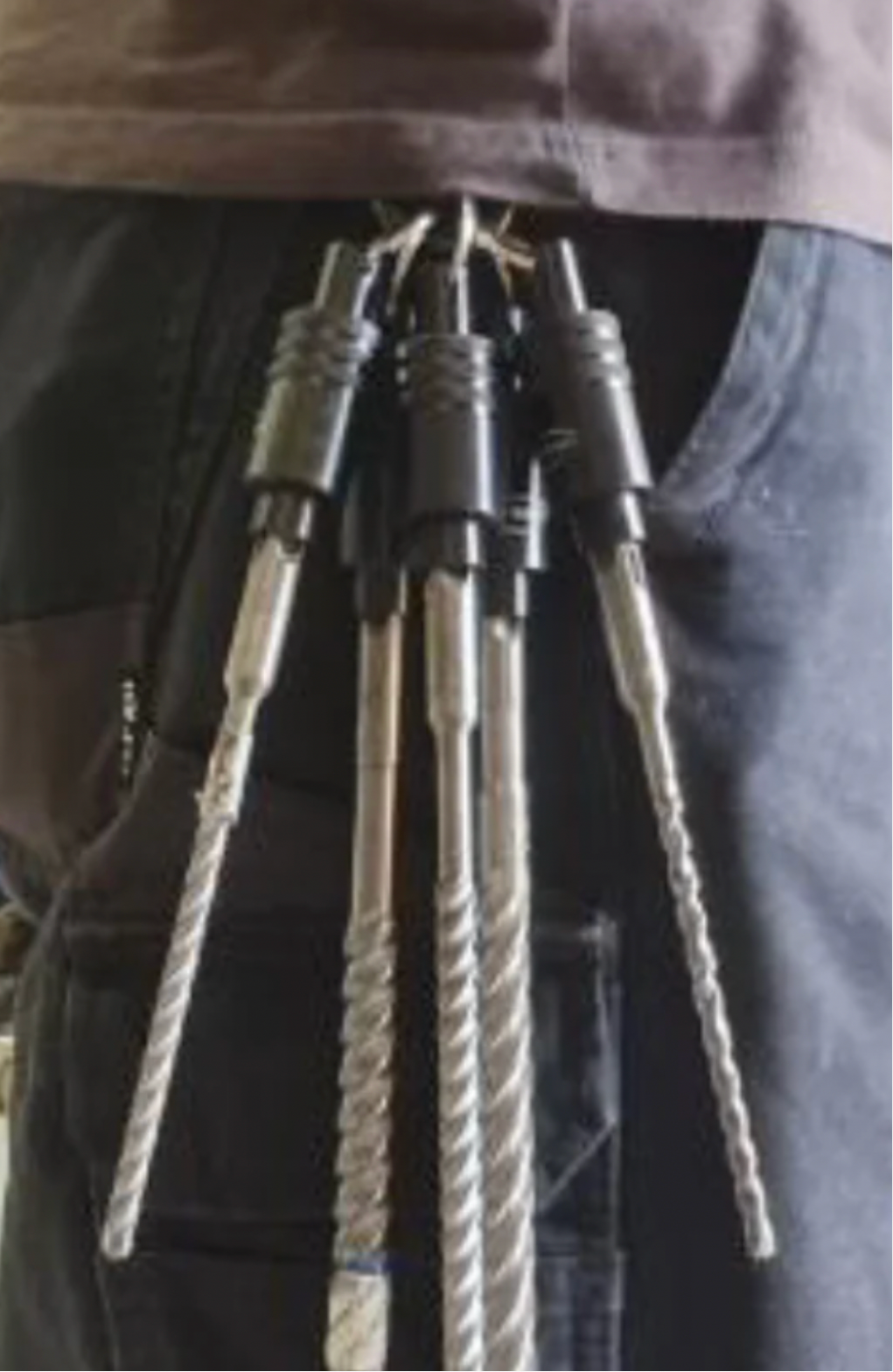 SDS Carabiner Drill Bit Holder x4
