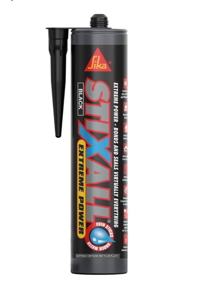 Sika Stixall – Extreme Power Sealant And Adhesive – Waterproof – Black – 290ml