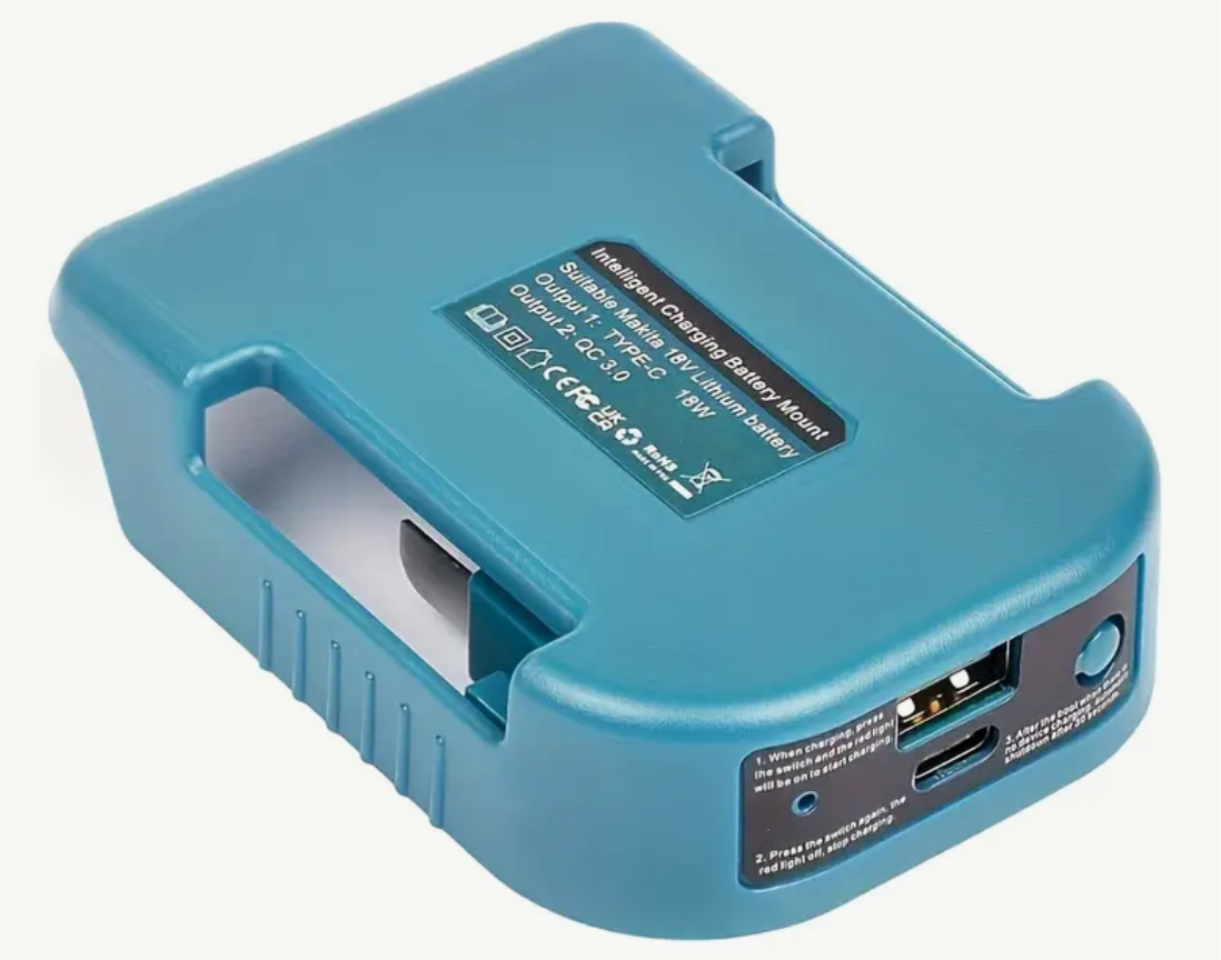 Phone Charging attachment for Battery (compatible with Makita battery’s)