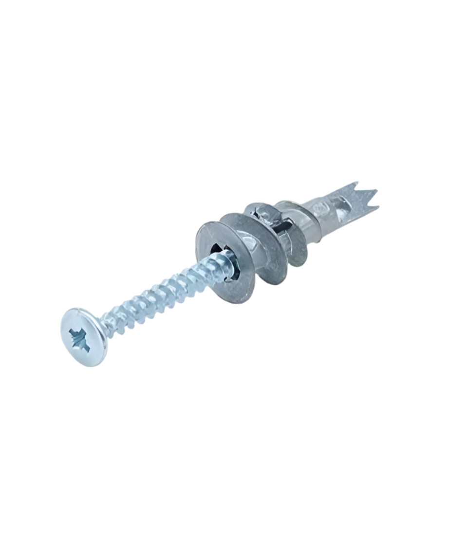 1) 50X Self Drilling Plasterboard Fixings