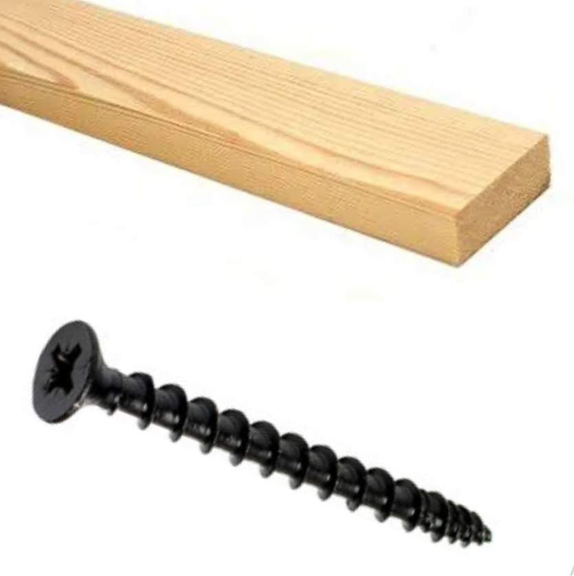 00) (Best Seller) - REWIRE PACK 3 - Ceiling Patch Repair Pack (4x 400mm Battens) (30x Drywall Screws)