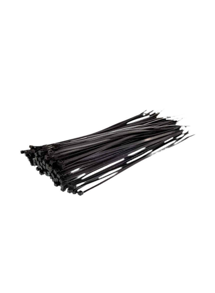 1) BLACK CABLE TIES 200mm X100