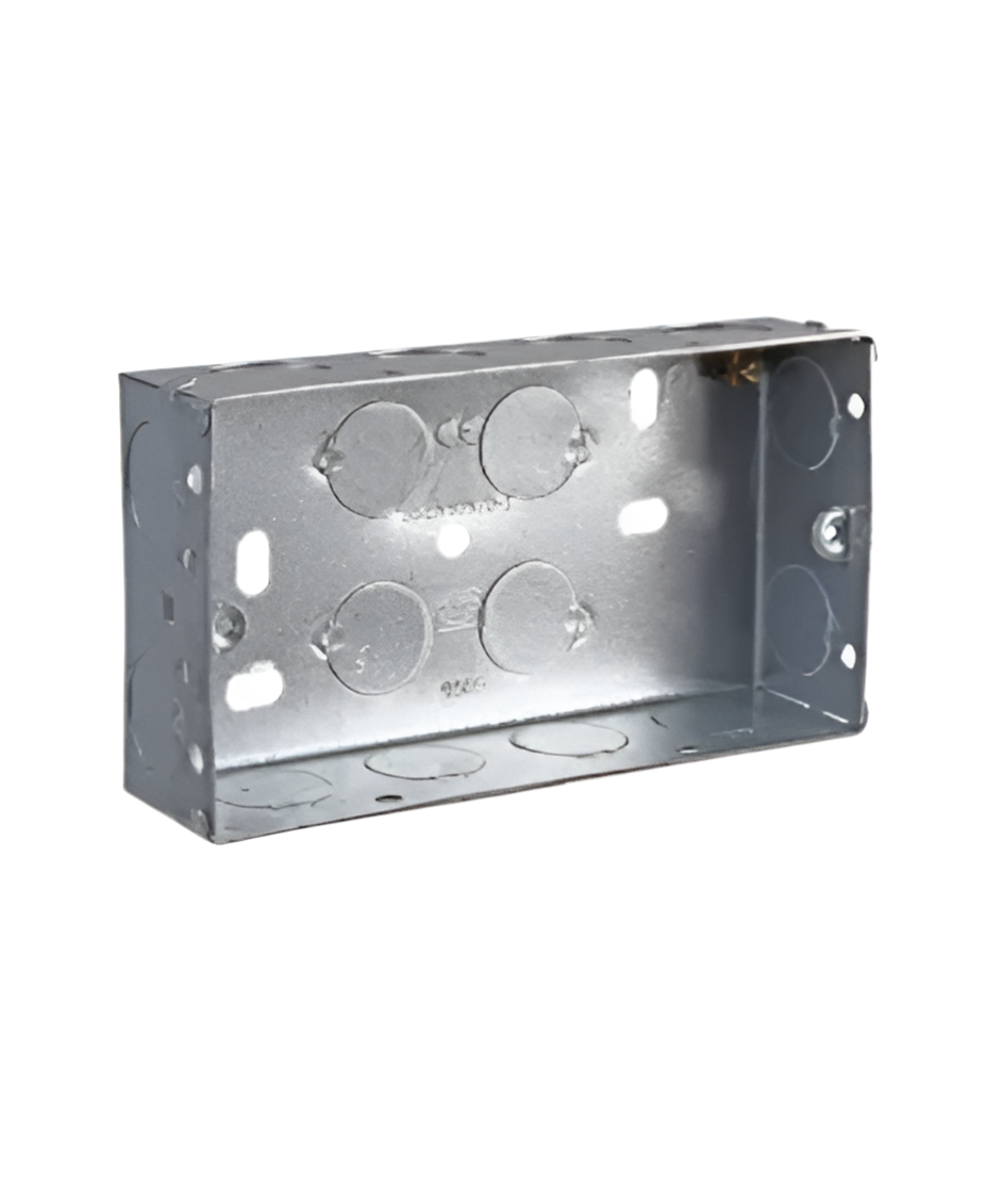 0) Best seller - 25mm Metal Back Box x5