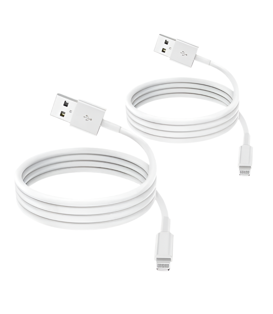 LIGHTING TO USB CHARGING LEAD X2 (Older Model iPhone) (1mtr)