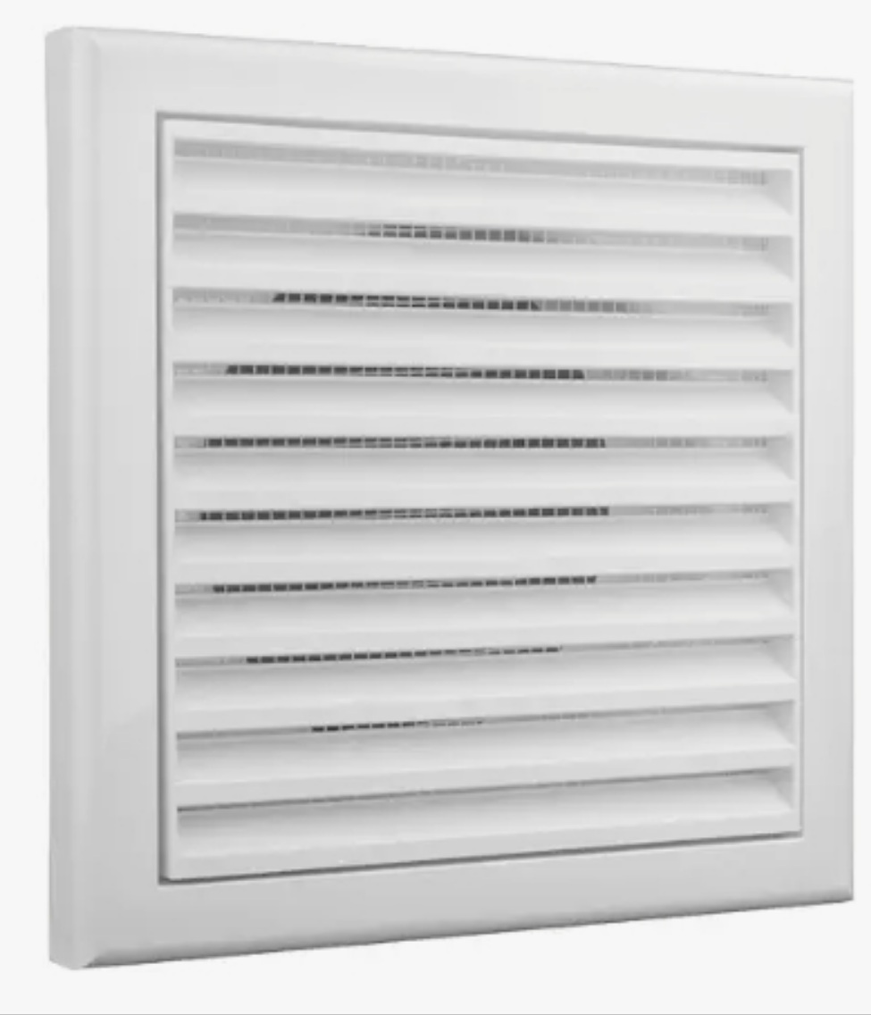 99) 100mm Fan grill - White