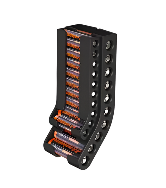 VAN Battery Storage Organizer Includes 10xAA & 10xAAA Batteries (DURACELL)