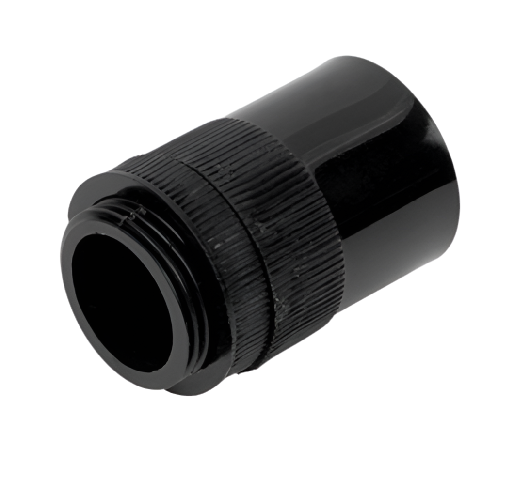 89) 20mm Black PVC Male Adapter